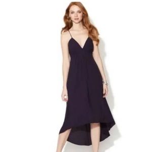 REBECCA TAYLOR PURPLE HIGH LOW DRESS SIZE 4